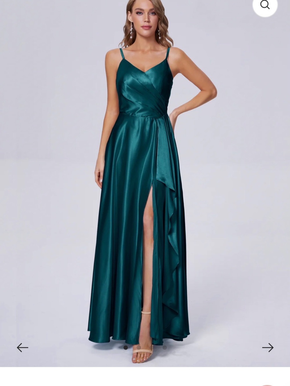 Cicinia bridesmaid dress- peacock